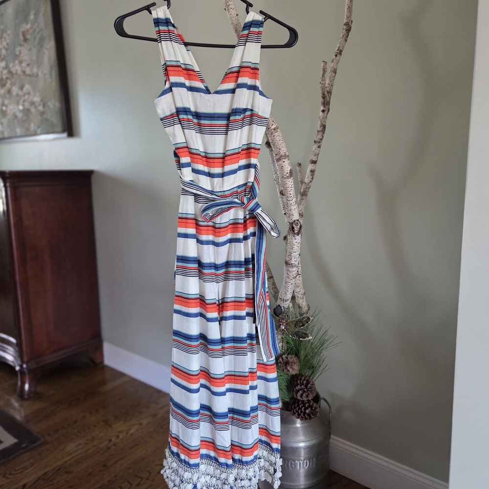 Moon River Multicolor Striped Jumpsuit